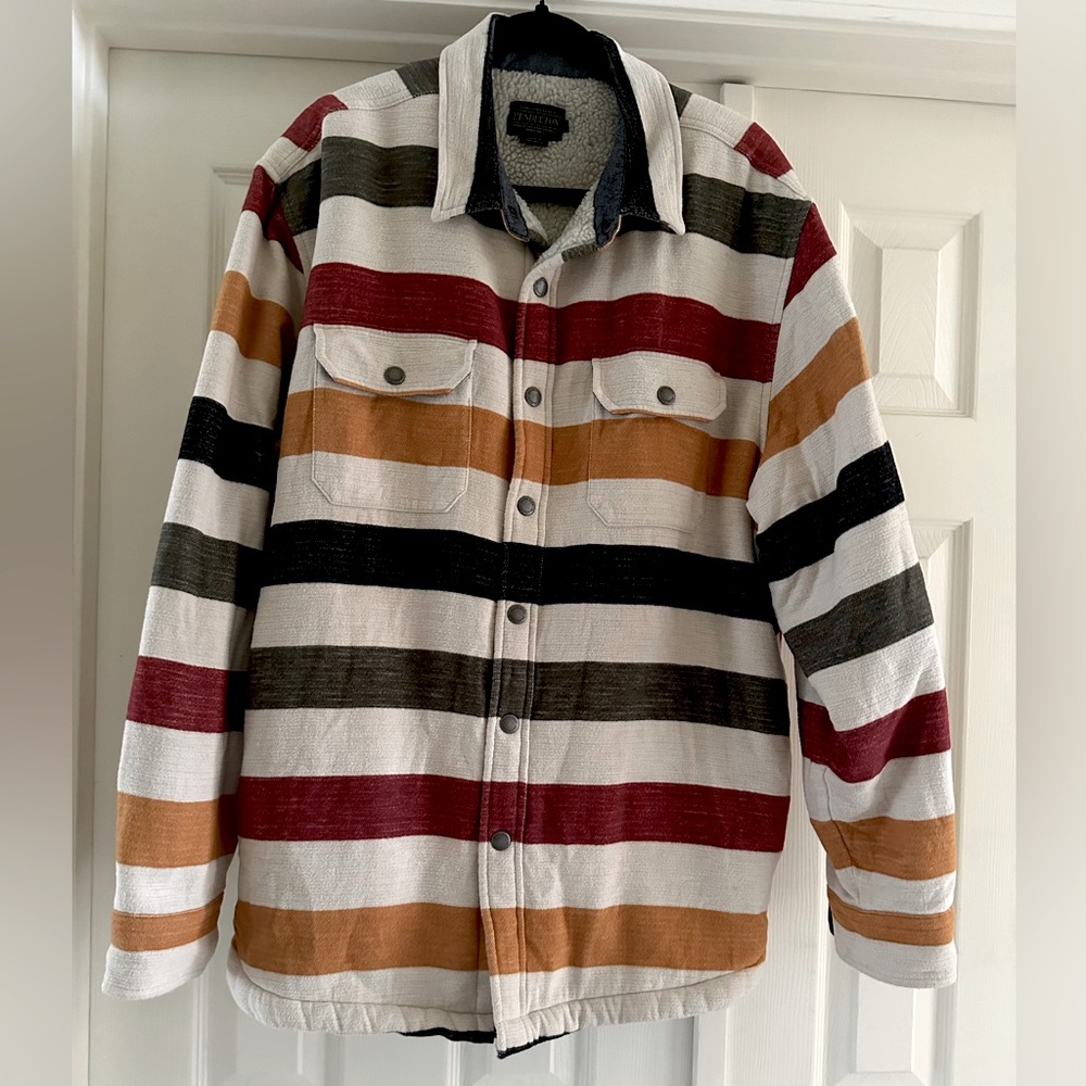 Men’s Pendleton lined button up jacket
